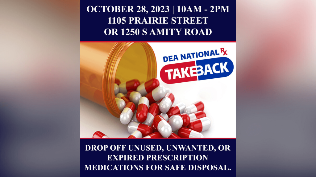 Conway Police Department will host two dropoff locations for National